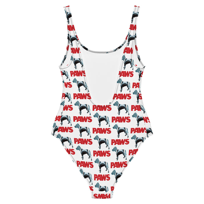 "PAWS" One-Piece Swimsuit