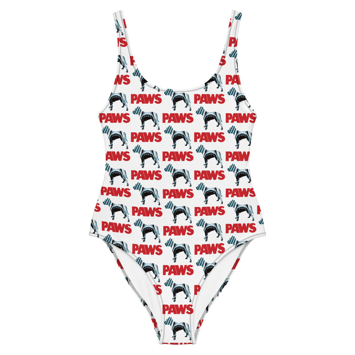 "PAWS" One-Piece Swimsuit