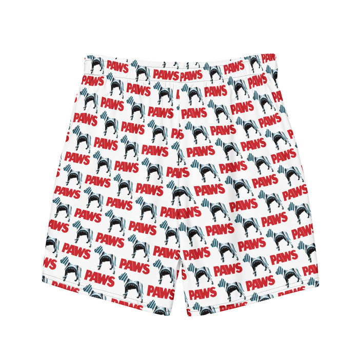 "PAWS" Swim Trunks