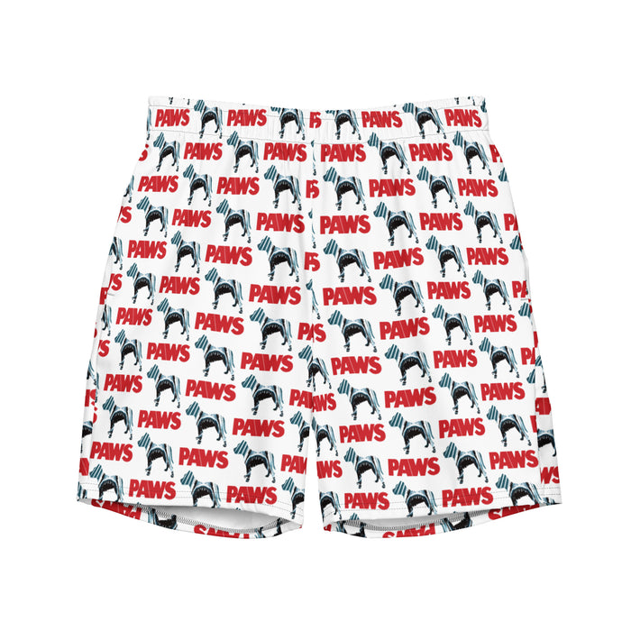 "PAWS" Swim Trunks