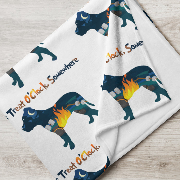 Treat O'Clock Throw Blanket