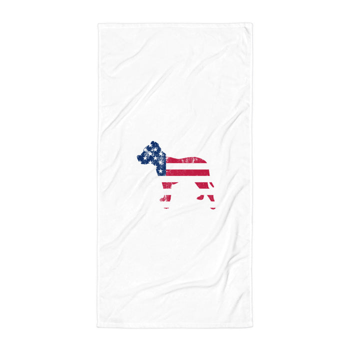 "American Pittie" Beach Towel