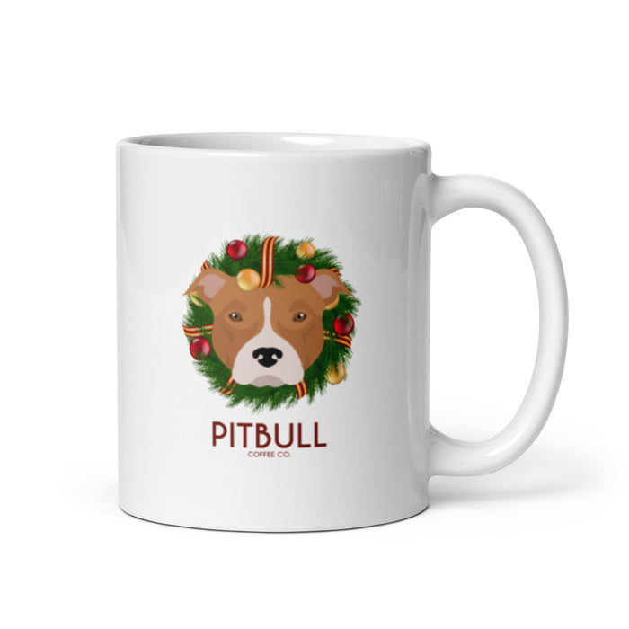 "Pittie Wreath" Mug